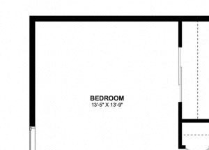 0 for the 1X1 900 floor plan.